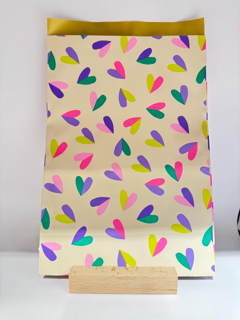 kadozakjes 17x25 (5 stuks) hartjes
