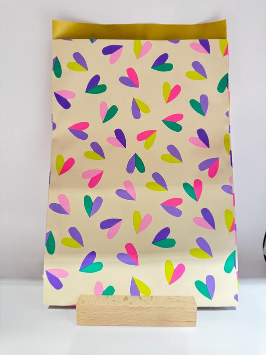 kadozakjes 17x25 (5 stuks) hartjes