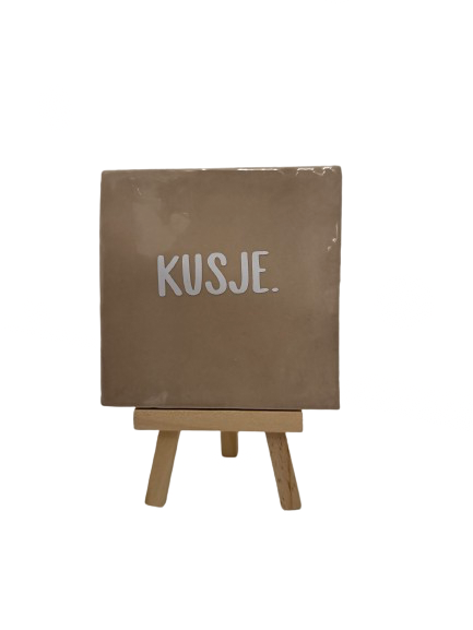 Kusje tegeltje